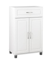 SystemBuild Kendall 1 Drawer/2 Door Base Storage Cabinet 24" - White