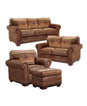 American Furniture classics 4-Piece Wild Horses Sofa