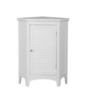 Teamson Home Glancy Bathroom Storage Floor Cabinet, White