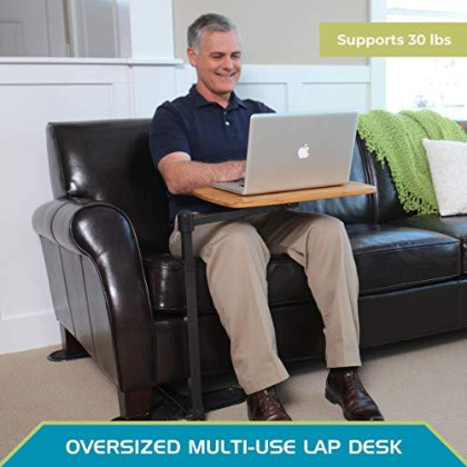 Able Life Universal Swivel TV Tray Table, Portable Laptop Desk, Adjustable Couch Desk for Computers
