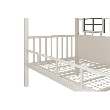 Little Seeds Rowan Valley Forest Loft Bed, Grey/Taupe, Twin