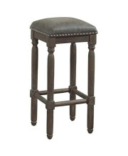 Bronson 26" Backless counter Stool in Driftwood gray