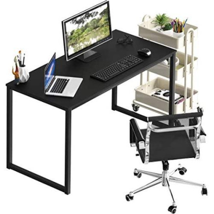 SHW Home Office 48-Inch Computer Desk, Black