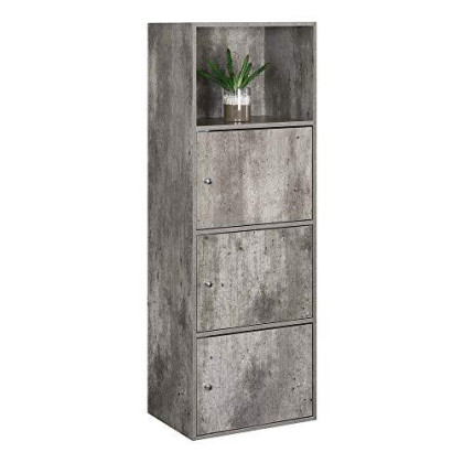Convenience Concepts Xtra Storage 3 Door Cabinet, Faux Birch