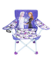 Disney Frozen 2 Kids Camp Chair Foldable Chair with Carry Bag , Purple