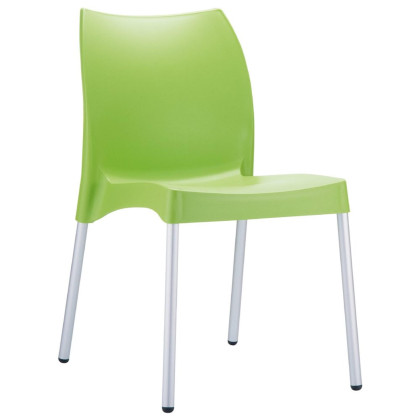 Vita Resin Outdoor Dining Chair Apple Green (Pack of 2)