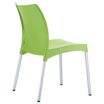Vita Resin Outdoor Dining Chair Apple Green (Pack of 2)