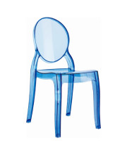 Baby Elizabeth Kids Chair Transparent Blue Pack Of - 1