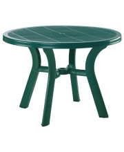 Truva Resin Round Dining Table 42 inch Green