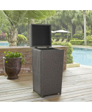 Palm Harbor Outdoor Wicker Trash Can- Co7301-Wg