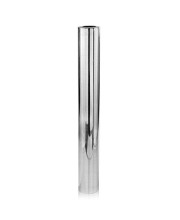 Modern Day Accents Cilindro XXL Tall, Shiny, Aluminum, Cylinder, Floor Standing, Statement Piece, Home, Office, or Outside, Decor, Accents, Vase, 6" L x 6" W x 56" H, XX-Large, Silver