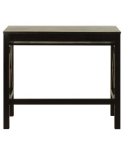 Montego Folding Desk with Pull-Out-Espresso