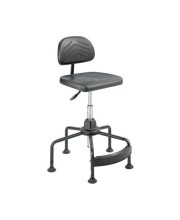 SAFCO TaskMaster EconoMahogany Industrial Chair, Black (Case of 2)