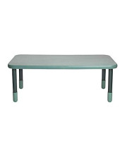 Angeles Baseline 60"x30" Rect. Table, Homeschool/Playroom Toddler Furniture, Kids Activity Table for Daycare/Classroom Learning, 16" Legs, Teal Grn.