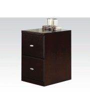 Acme Furniture cape 92035 16 File cabinet with 2 Drawers Metal Hardware Poplar Wood and Birch Veneer construction in Espresso