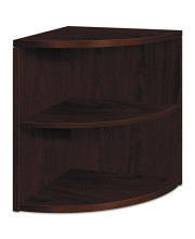HON 105520NN 10500 Series Two-Shelf End Cap Bookshelf 24w x 24d x 29-1/2h Mahogany