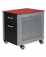 Pitstop Furniture Red File Cabinet
