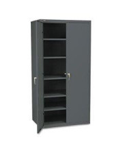 Assembled Storage Cabinet, 36w X 24-1/4d X 71-3/4h, Charcoal By: HON