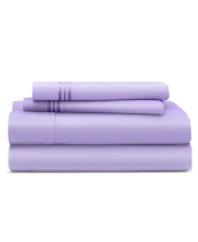 cosy House collection Everyday 1500 Series Bed Sheets - Master Bedroom Essentials - Luxury Hotel Ultra Soft Bedding - Stain Wrinkle Resistant - Easy comfy Fit - 4 Piece (King, Lavender)