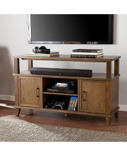 Southern Enterprises Talus TV Stand in Weathered Gray Oak