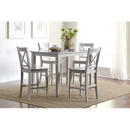 Jofran Simplicity Counter Height Dining Table Dove 32" W X 54" D X 36" H, Finish, (Set of 1)