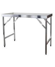 SSTABLEFD Stainless Steel Portable Folding Work Table