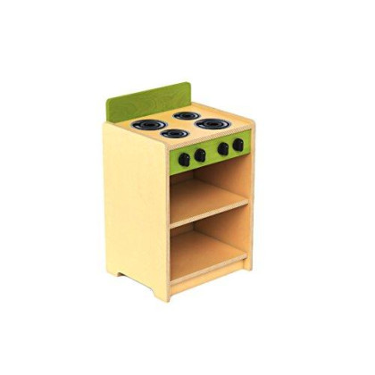 Whitney Brothers WB2225 Lets Play Toddler Stove, Natural UV