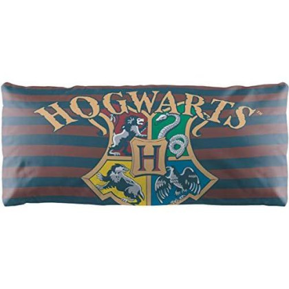 Jay Franco Decorative Body Pillow Cover (Offical Harry Potter Product), 1-Pack Bed, Measures 20 Inches x 54 Inches, Multi