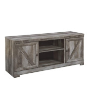 Signature Design by Ashley Wynnlow 63.5" TV Stand with Fireplace Option, Fits TVs up to 70", Gray