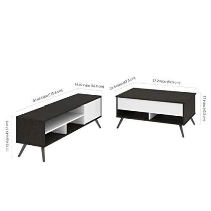 2-Piece Set Including a Lift-top Coffee Table and a TV Stand