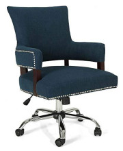 Christopher Knight Home Bonaparte Traditional Home Office Chair by Navy Blue