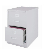 CommClad 25 Deep 2 Drawer Legal File Cabinet in Gray