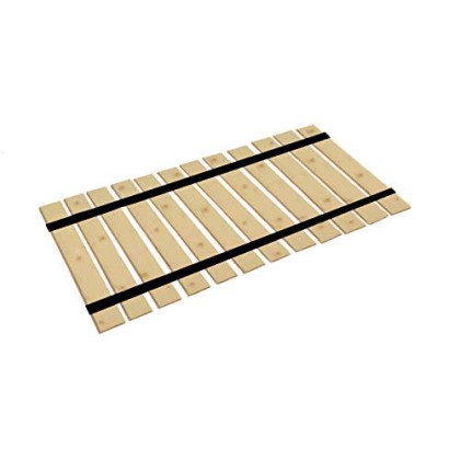 The Furniture Cove Twin Size Bed Slats for Specialty Bed Types - Custom Width with Thick Black Strapping - Help Support Your Mattress (37.50" Wide)