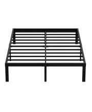 14 Inch XTFei Full Size Bed Frame Heavy Duty Metal Platform with Storage No Box Spring Needed Easy Assembly Mattress Foundation 3500lbs Maximum Body Weight Limited,Black