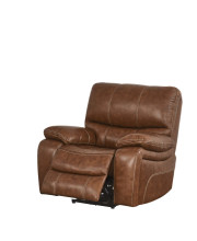 Abbyson Living Premium Top-grain Leather Power Reclining Armchair, camel
