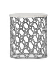 Christopher Knight Home Lenhart Side Table, Nickel