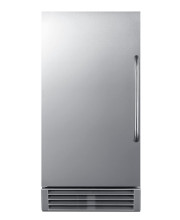Summit Appliance BIM44gcSSADA Built-in Icemaker, ADA compliant, 50 lb Production capacity, Built-in Pump, Automatic Defrost, Touch control Panel, Insulated Storage Bin, Interior Light