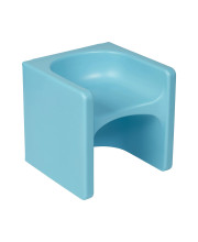 ECR4Kids Tri-Me 3-In-1 Cube Chair, Kids Furniture, Cyan