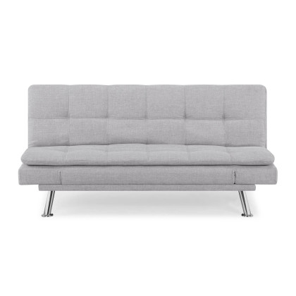 LifeStyle Solutions Nelson Convertible Sofa, Light Grey