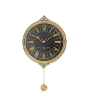 1 X 25 X 16.54 Gold Vintage Pendulum - Clock