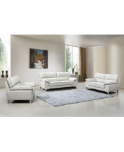 111 Classy Grey Leather Sofa Set