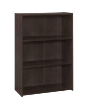 11.75 X 24.75 X 35.5 Cappuccino 3 Shelves Bookcase
