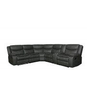 92Or 106 X 37 X 39 Gray Reclining Sectional
