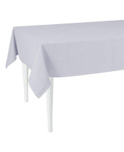 120 Merry Christmas Rectangle Tablecloth In Grey