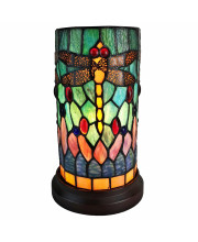 11 Tiffany Style Yellow Dragonfly Accent Table Lamp