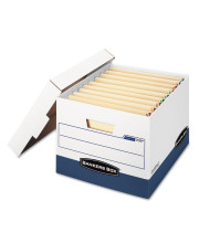 Bankers Box 00709 File Storage Boxes,850 lb,12-3/4-Inch x15-1/2-Inch x10-Inch,12/CT,WE/BE