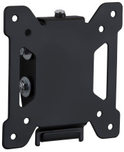 Mount-It Tilting TV Wall Mount Bracket for Small TV and computer Monitors, Low-Profile Design with Quick Release Function, Fits 24, 27, 30 and 32 Inch Screens Up to VESA 100, 44 Lbs capacity, Black