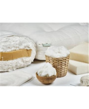 100% Organic Cotton Double 8 Mattress with 2 Foam core in Organic Twill Fabric Case