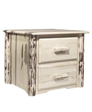 Montana Collection 2 Drawer File Cabinet, Ready to Finish