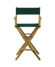 American Trails Extra-Wide Premium 30 Directors Chair Natural Frame W/Hunter Green Color Cover